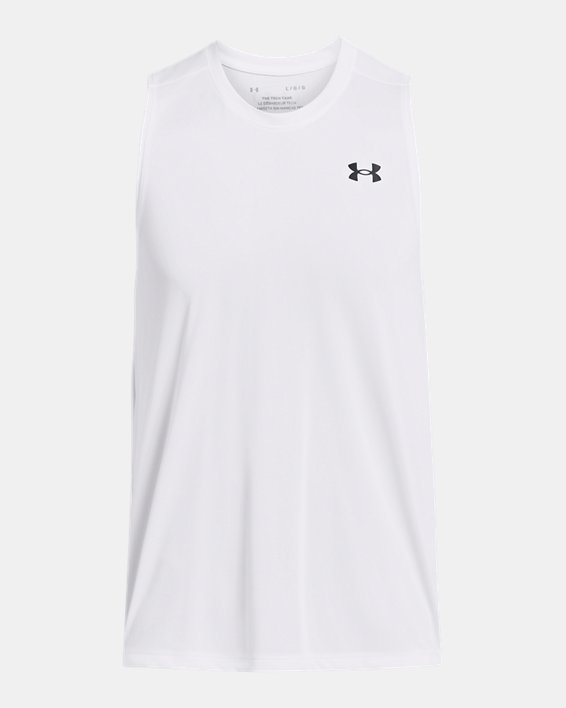 เสื้อกล้าม UA Tech™ สำหรับผู้ชาย in White image number 2